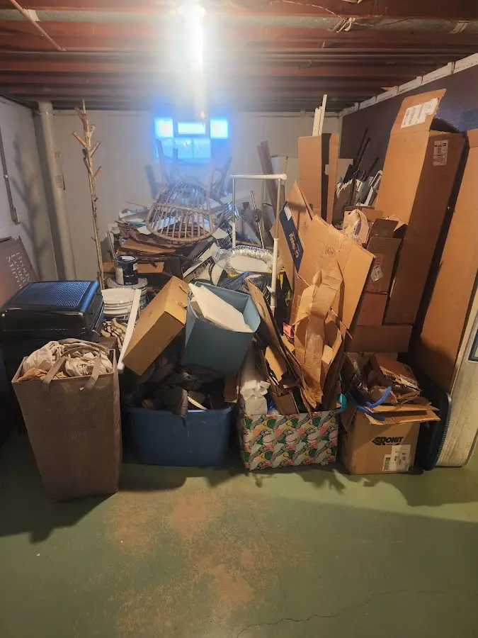 Roll-off dumpster container at job site for Construction Dumpster Rental in Jefferson